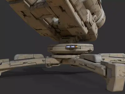 scifi-model549 futuristic weapon 3D model