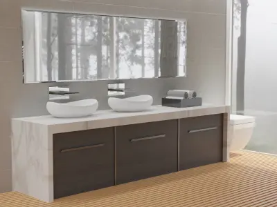 Modern bathroom Free 3D model buy