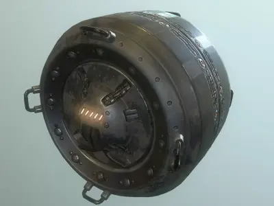 AI Control Module Old Version Low-poly 3D model