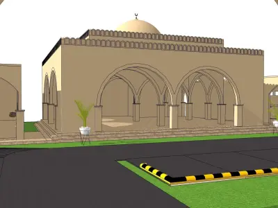mosque Free 3D model