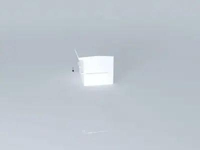 Building box with light Free 3D model