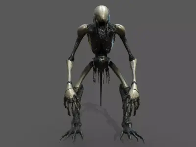Monsters Pack 4 Low-poly 3D model