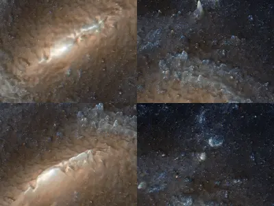 NGC 1073 deep sky object 3d software analysis 3D print model