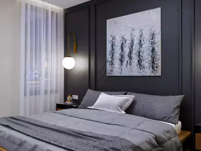 Bedroom Free 3D model get