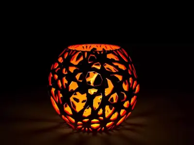 Beautiful vase decor 3D print model shop
