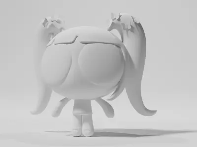 Powerpuff Girls - New Jeans Hanni Low-poly 3D model