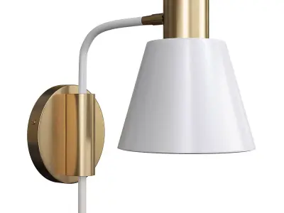 CYLINDER TASK WALL LIGHT Low-poly 3D model