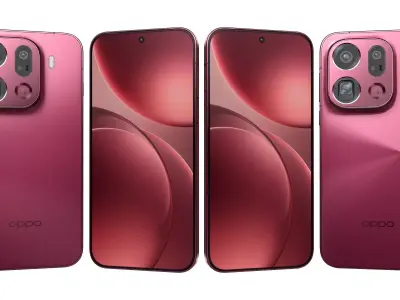 OPPO Find X9 Pro Light Red 3D model