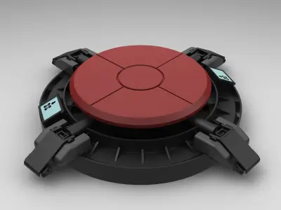 Portal Button Free 3D model