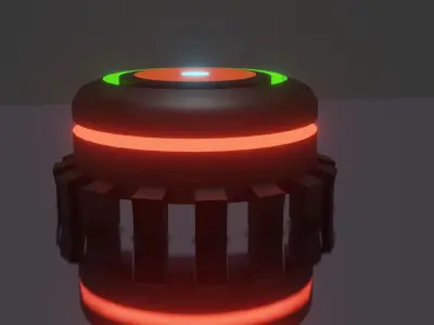 SCI-FI HOLOGRAM OBJECT 3D model