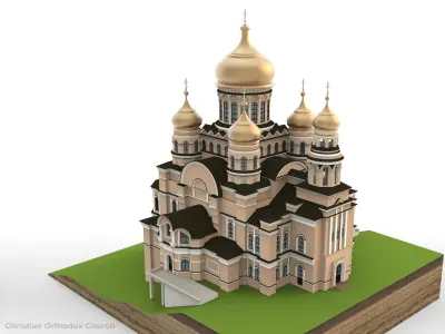  Christian Orthodox Church  3D model