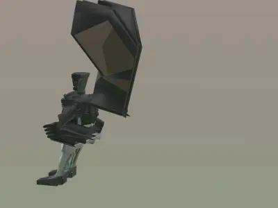 robot2 sci-fi weapon 3D model