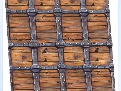 Stylized Wood Seamless Texture Texture