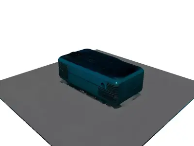 Realistic Modern Projector 3D Model Low-poly 3D model