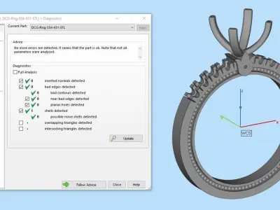 Jewelry ring 431 3D print model