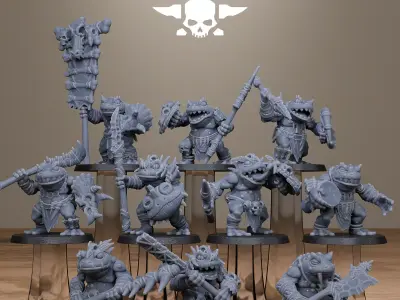 Bogkin Heavies 3D print model