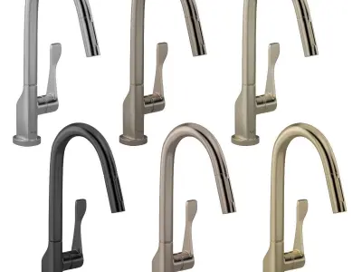 Axor Citterio Kitchen Mixer set 02 3D model