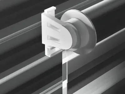 WOLTU Double Roller Blind with Clamp Fastening 02 Low-poly 3D model