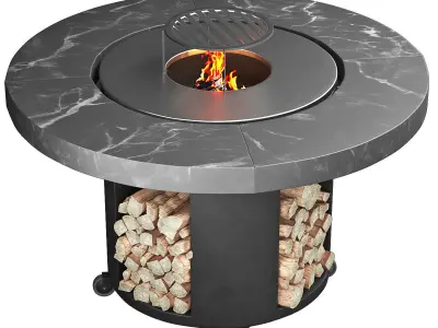 Table Elbrus Grill 3D model