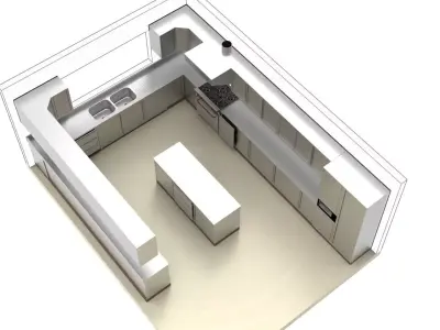 KITCHEN 101 3D model