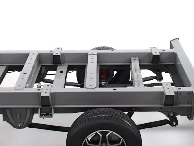 Toyota ProAce Max Chassis SingleCab L2 2026 3D model