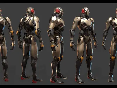 Robot Character 3D model