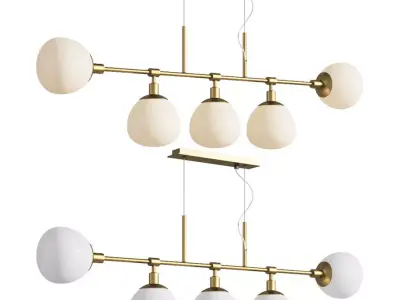 Chandelier Suspension Light Erich Maytoni Modern 3D model