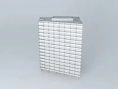 Itatiaia - Architect Oscar Niemeyer 3D model