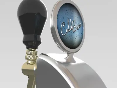 beer tap for bar or restaurant  3D model