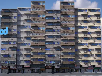 HK Street 0003 3D model