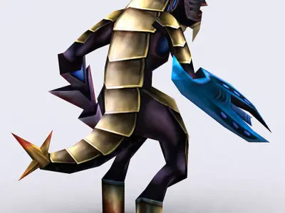 3DRT - Warbeast Monster - Claw  Low-poly 3D model