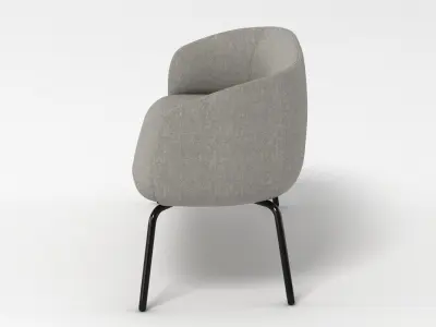 PlusHalle Low Nest Sofa 3D model