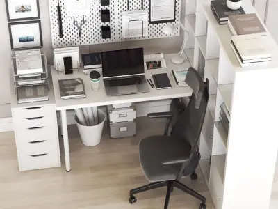 Office workplace 38 3D model