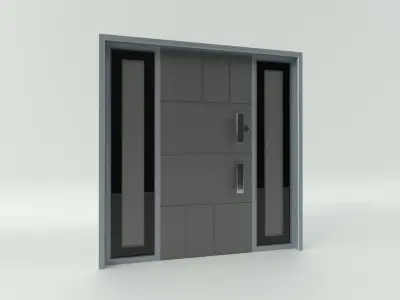 Door sets 2 3D model