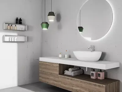 Bathroom furniture set Arcom eLy 4  3D model