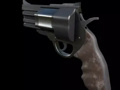 simgun Low-poly 3D model