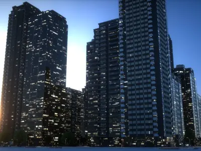 City Block Type B34 3D model