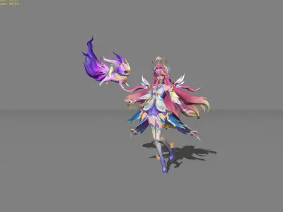 Floryn Melody of Light Low-poly 3D model