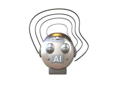 AI Hallucination Icon V1 004 Low-poly 3D model