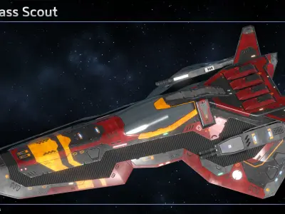 Spaceship Fighter Collection III 3D Model Pack