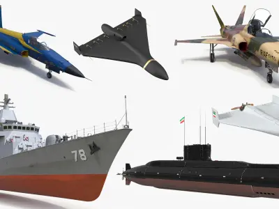  Iranian Naval and Aerial Strike Collection 