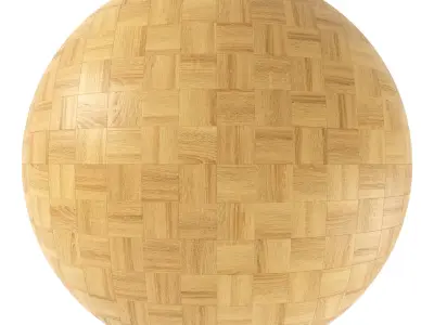 Parquet - Laminate - Wooden floor 4 in 1 3D model 46