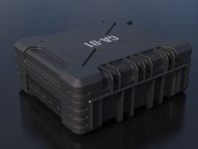 Sci-Fi Container 2 3D model