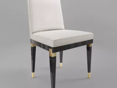 Benoit Dining Chair 3D model