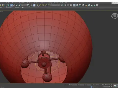 JUPITER MINI CHANDELIER Low-poly 3D model