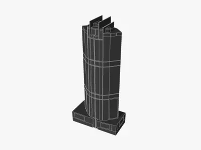 Felix Tower Low-poly 3D model