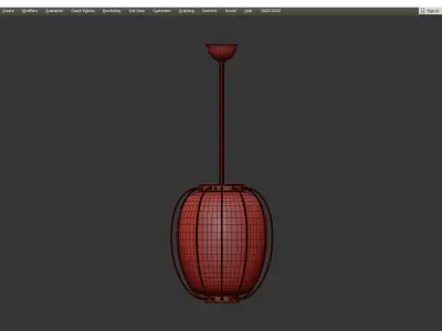 Ephron Pendant Low-poly 3D model