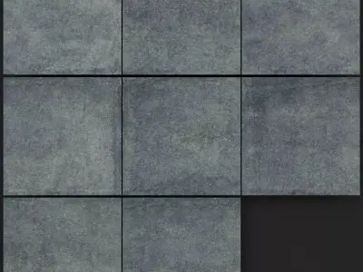 Zeus Ceramica Concrete Nero 3D model