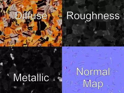 Bioluminescent Firefly 3D model pack Low-poly 3D model