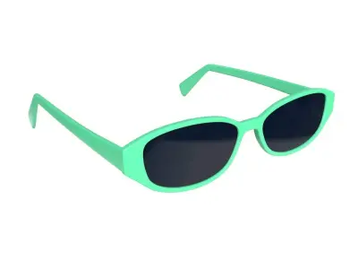 Modern sun glasses 3D model